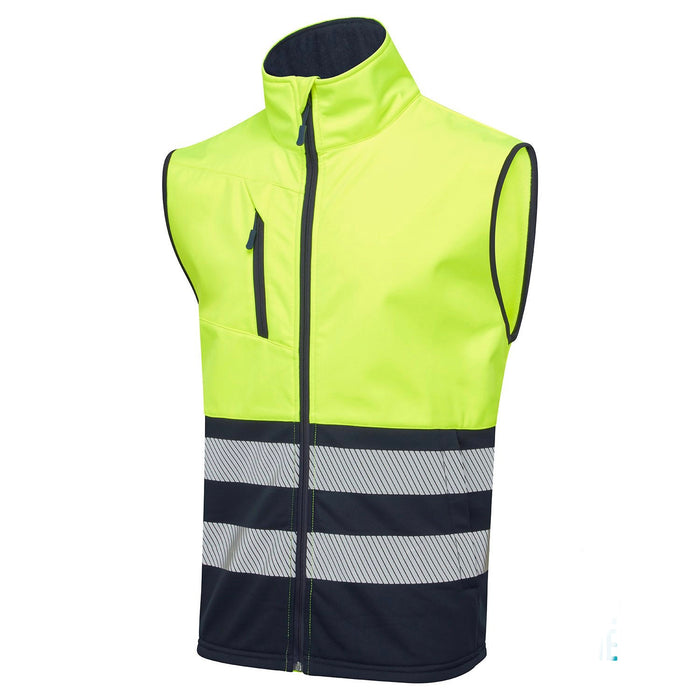 Hi Vis Eco Coolair 2 Tone Softshell Gilet