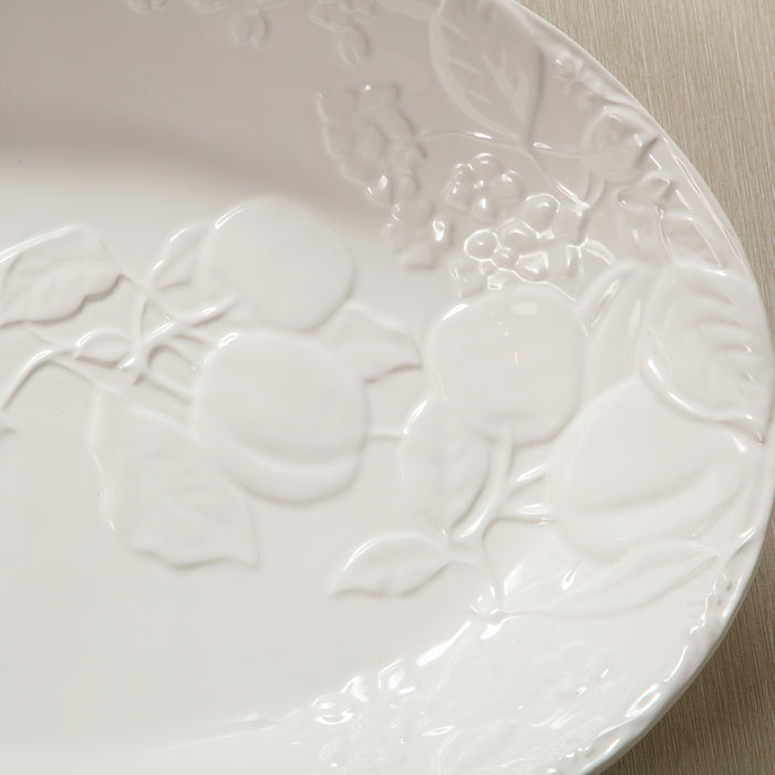 Austin Floral Majolica Oval Platter