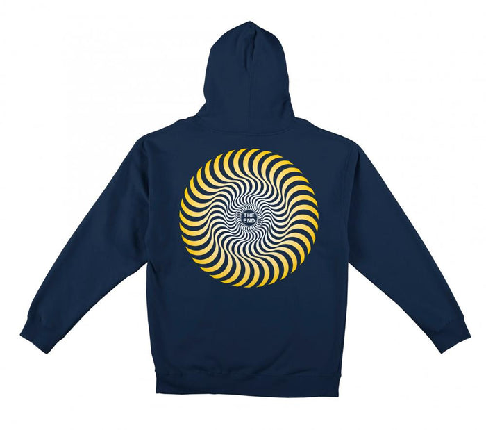 Classic Swirl Hoodie (Slate Navy/Yellow/White)