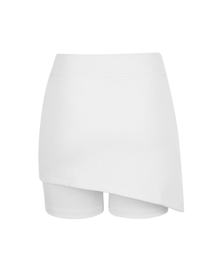 DELPHINE SKORT OFF WHITE