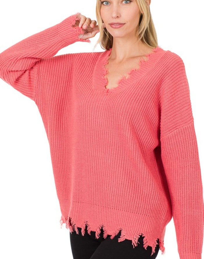 Distressed Sweaters