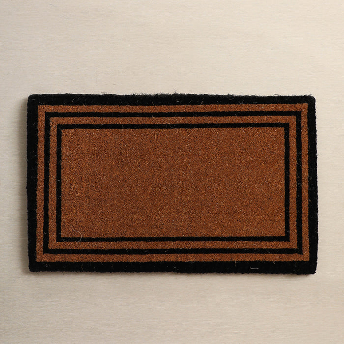 Doormat with black border