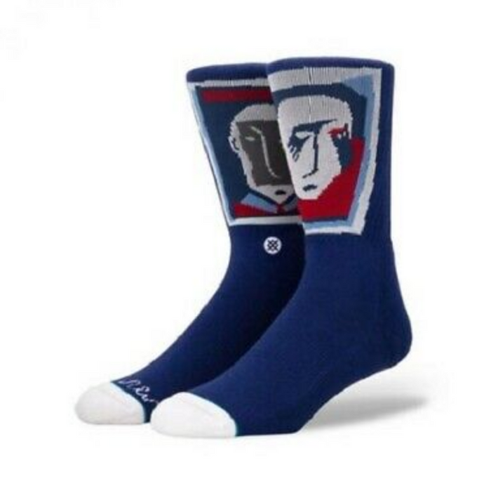 Face Socks (Navy)