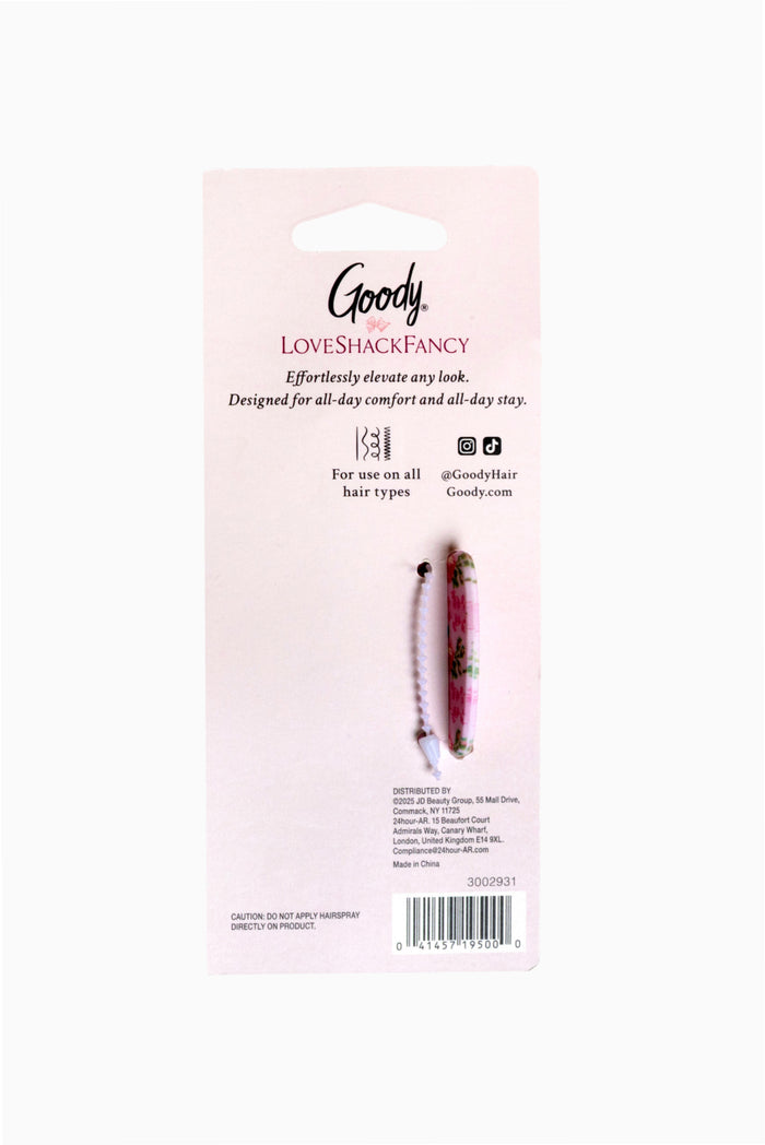 Goody x Love Shack Fancy Large Claw Clip - 1ct - Blooming Heirloom