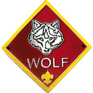 Hiking Staff Shield - Wolf