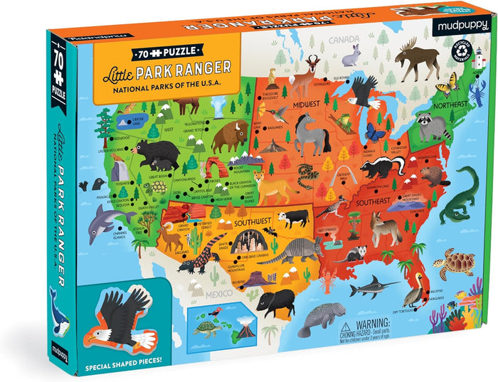 Little Park Ranger National Parks of the USA Puzzle 70 pcs