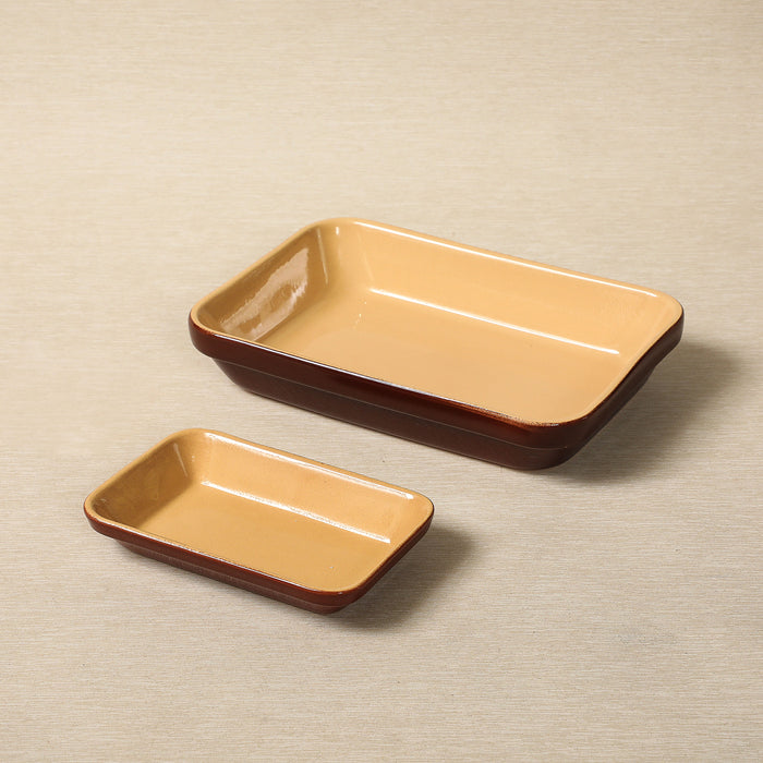 Poterie Renault Rectangular plate