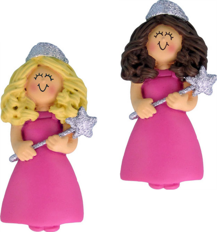 Princess Personalized Christmas Ornament