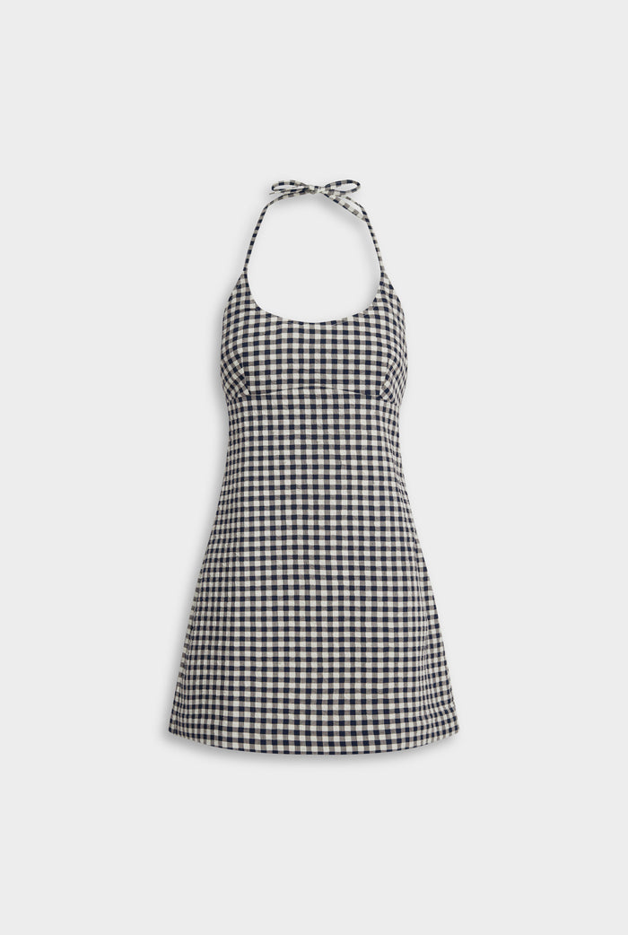 Venroy_Flat_Lay_-_D1_-_Womens_-_Scoop_Neck_Halter_Mini_Dress_-_Navy_Cream_Gingham.jpg