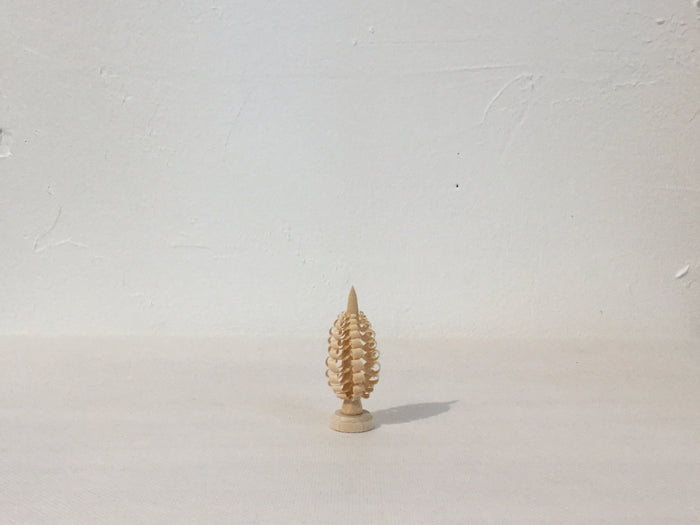 Shaved Ring Tree Figurine, mini 1 inch