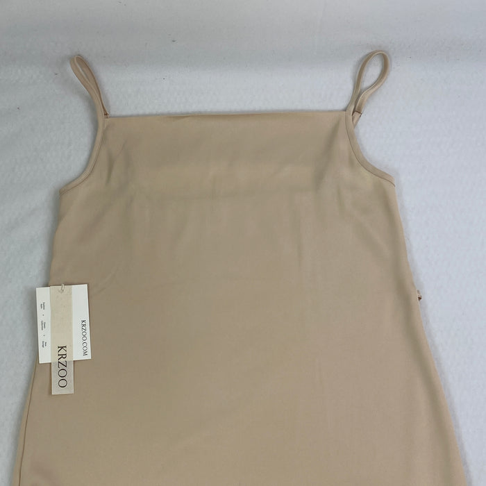 Silk ribbon halter dress