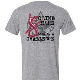 T-Shirt GSLAC Gray Climbing & Challenge Course Instructor