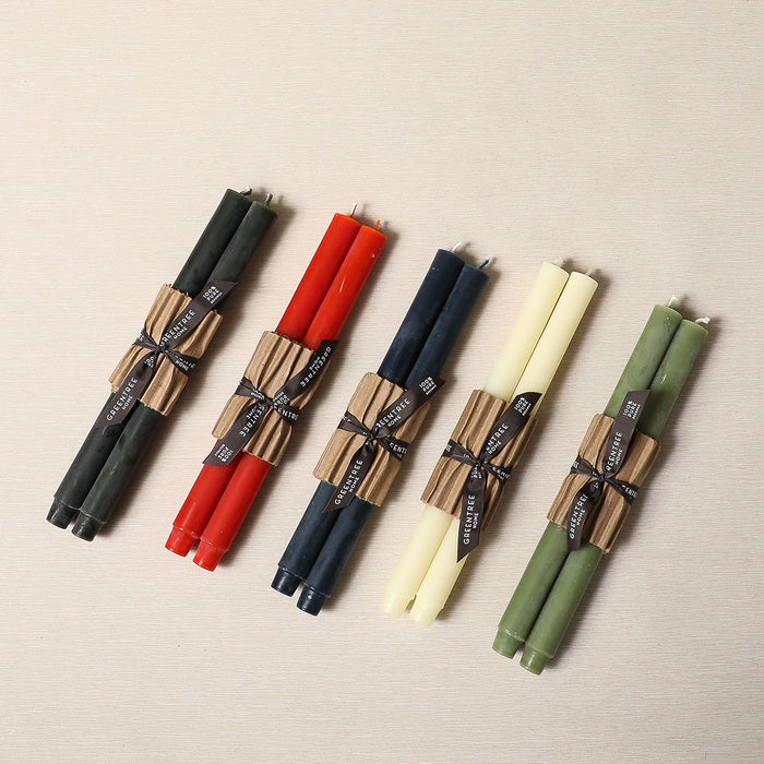 12" Beeswax Church Tapers