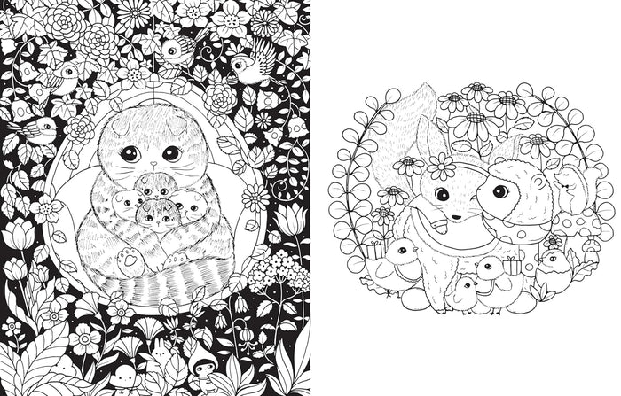 Hank & Sylvie's - A Million Baby Animals Coloring Book