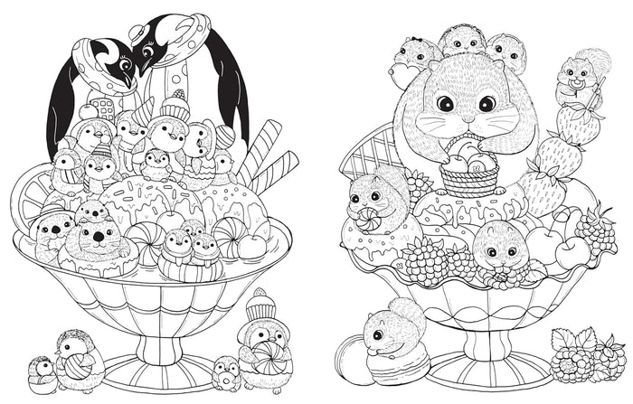 Hank & Sylvie's - A Million Baby Animals Coloring Book
