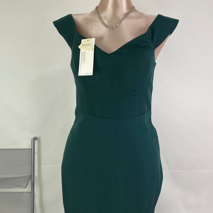 An elegant and flowing party dress