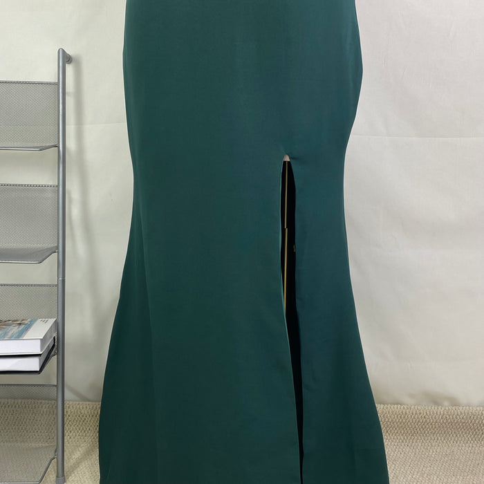 An elegant and flowing party dress