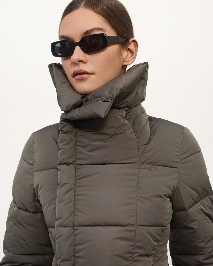 ANNE PUFFER JACKET ASH