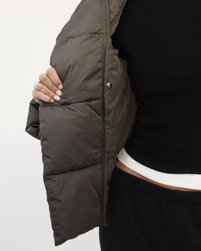 ANNE PUFFER JACKET ASH