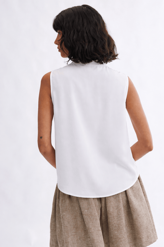 Eliza Faulkner Designs Inc. Blouses Annette Blouse White