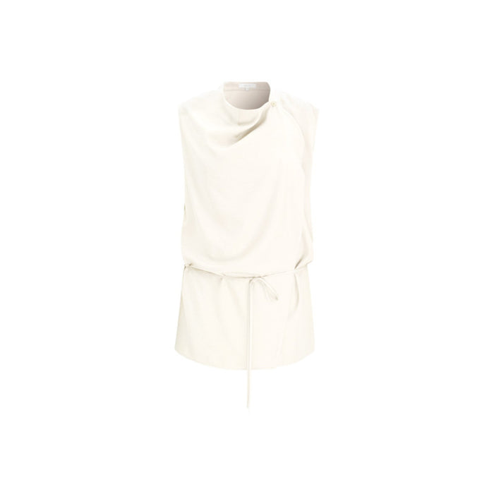 Pearl white sleeveless upgraded acetate version pre sale / S