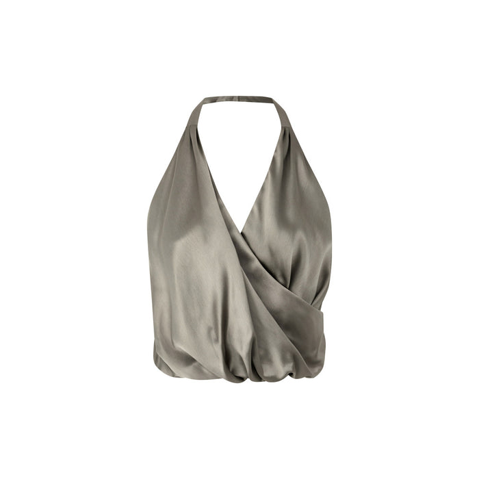 Grey green top 53 6 vinegar fiber in stock / M