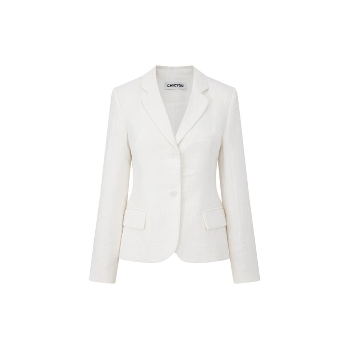 ASAYA4643 – Ivory Breeze Linen Suit 🤍✨
