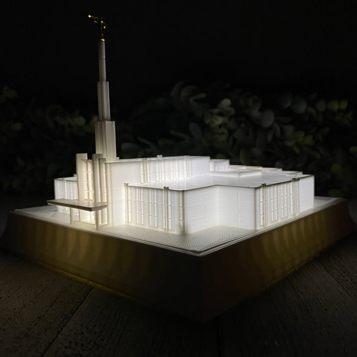 Atlanta Georgia Temple Night Light