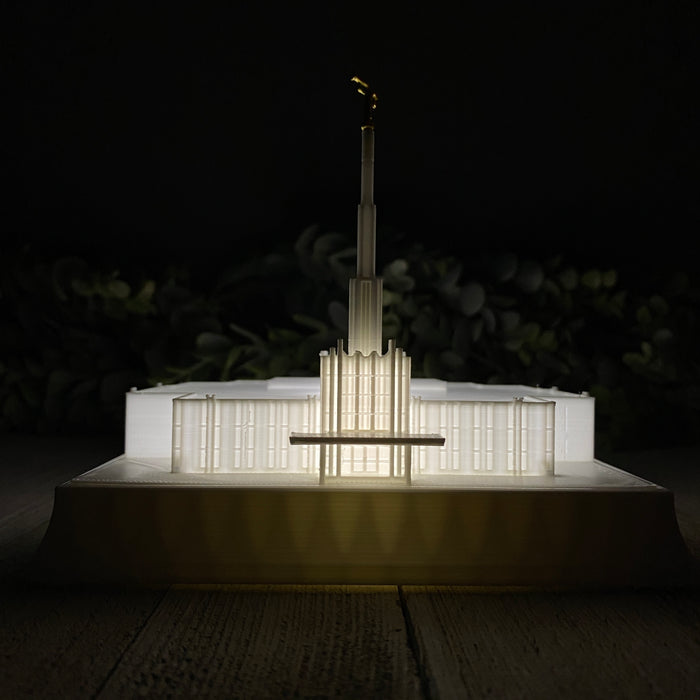 Atlanta Georgia Temple Night Light