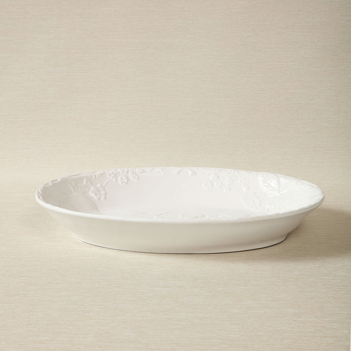 Austin Floral Majolica Oval Platter