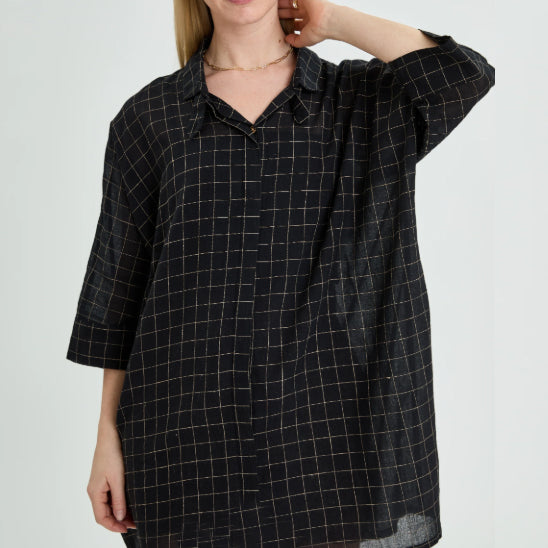 Avery Oversized Button Down Shirt