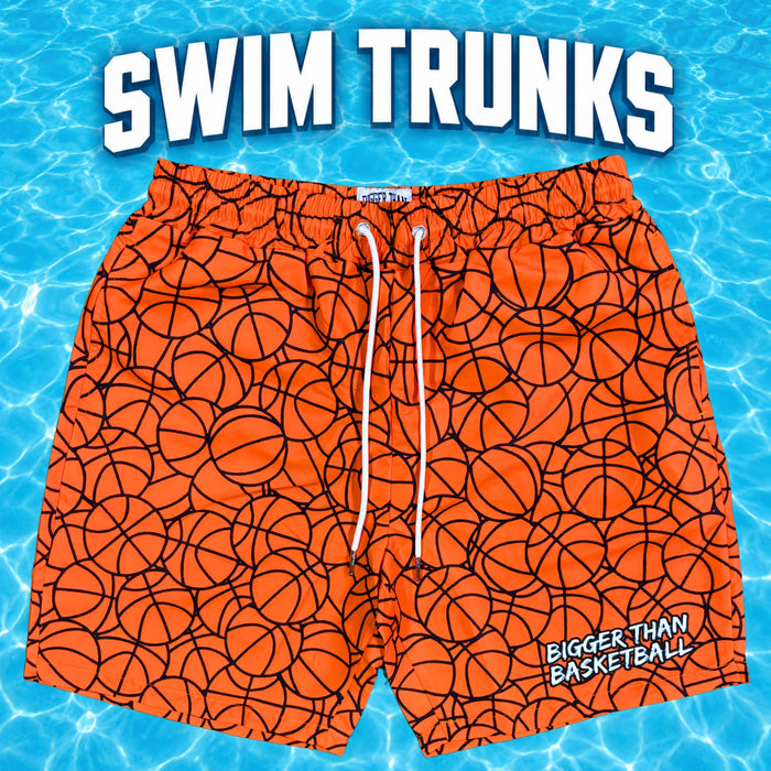Basketball Pattern - SWIM TRUNKS