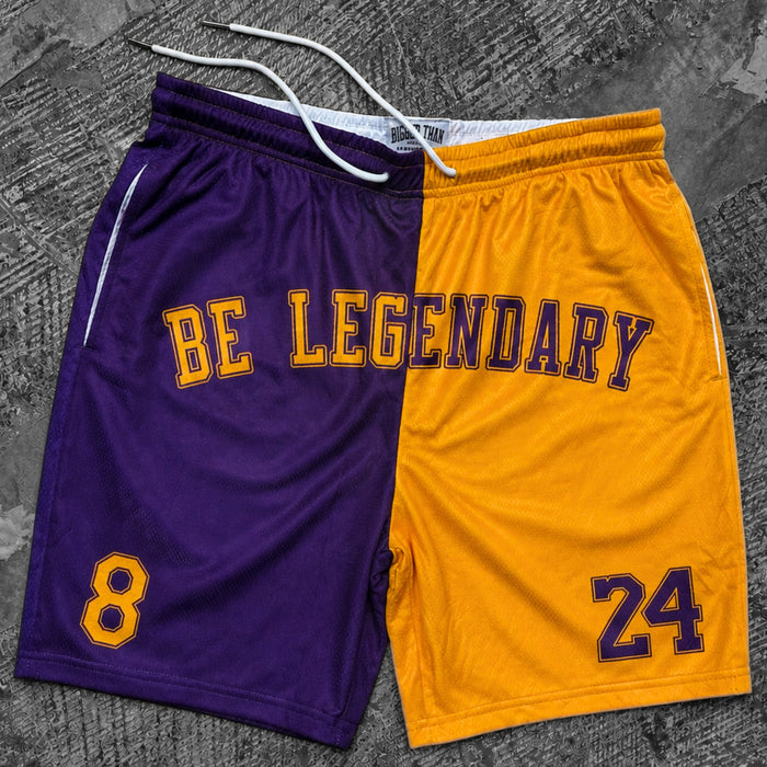 Be Legendary 8/24 - Shorts - Purple/Gold
