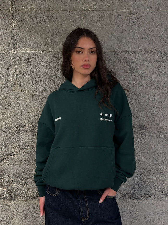 Big Back Hoodie | Pine Green
