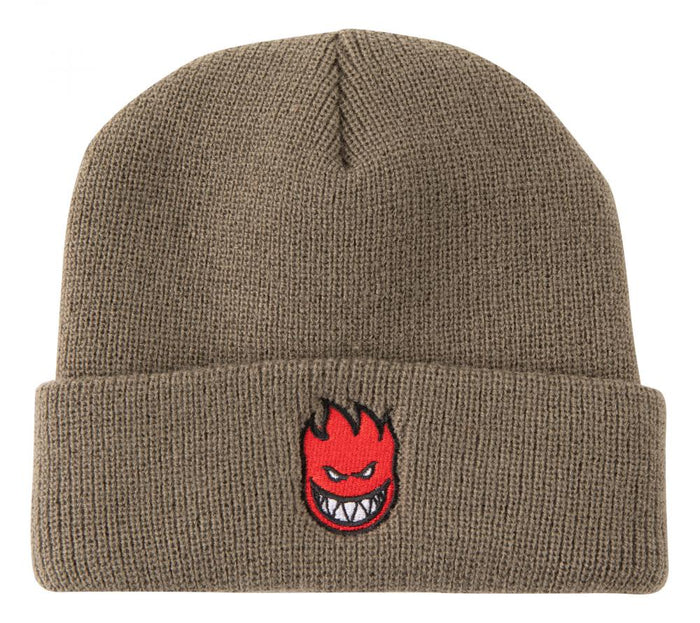 Big Head Fill Beanie (Khaki/Red)