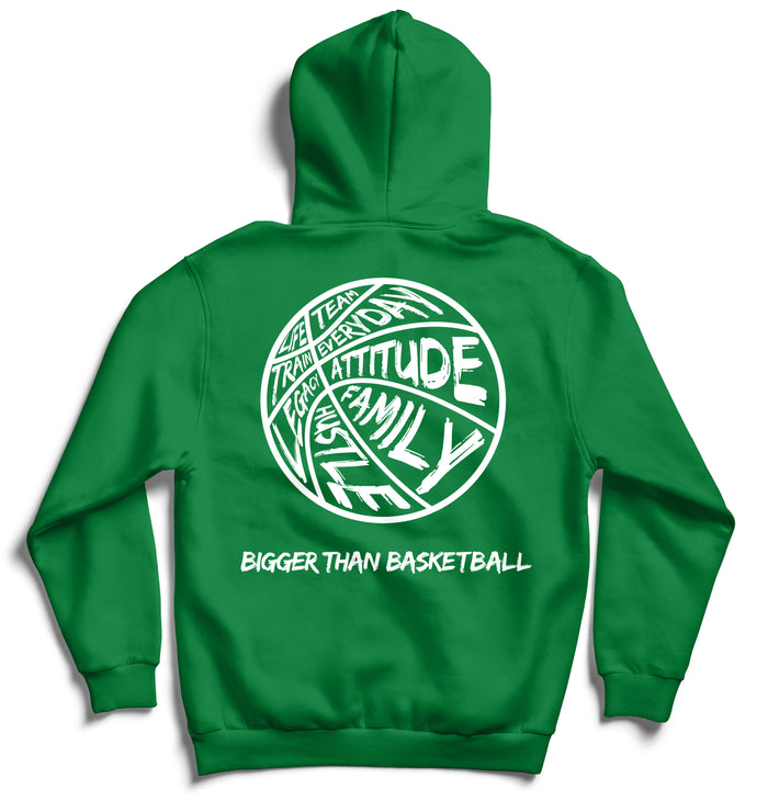 Bigger Than Basketball - Hoodie - Green