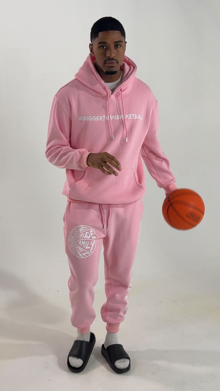 Bigger Than Basketball - Joggers - Pink