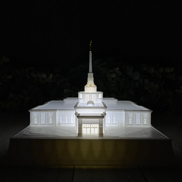 Billings Montana Temple Night Light