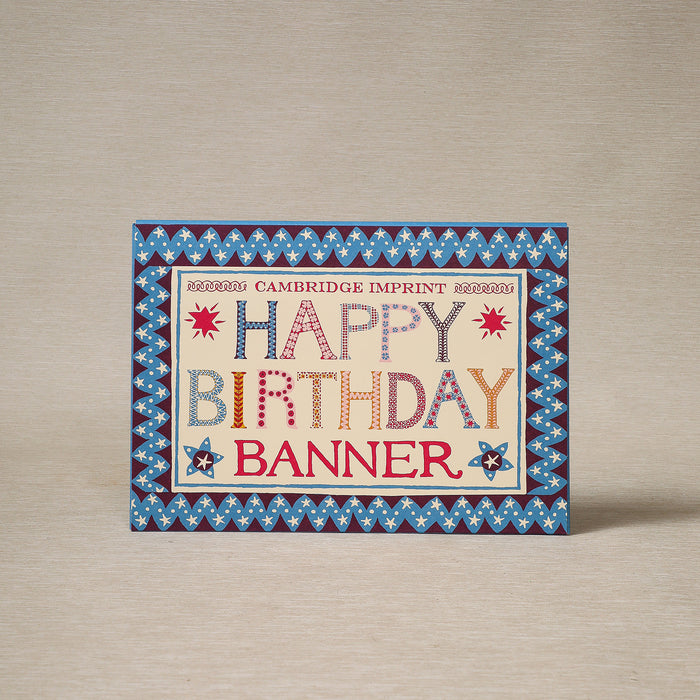 Birthday Banner Letters