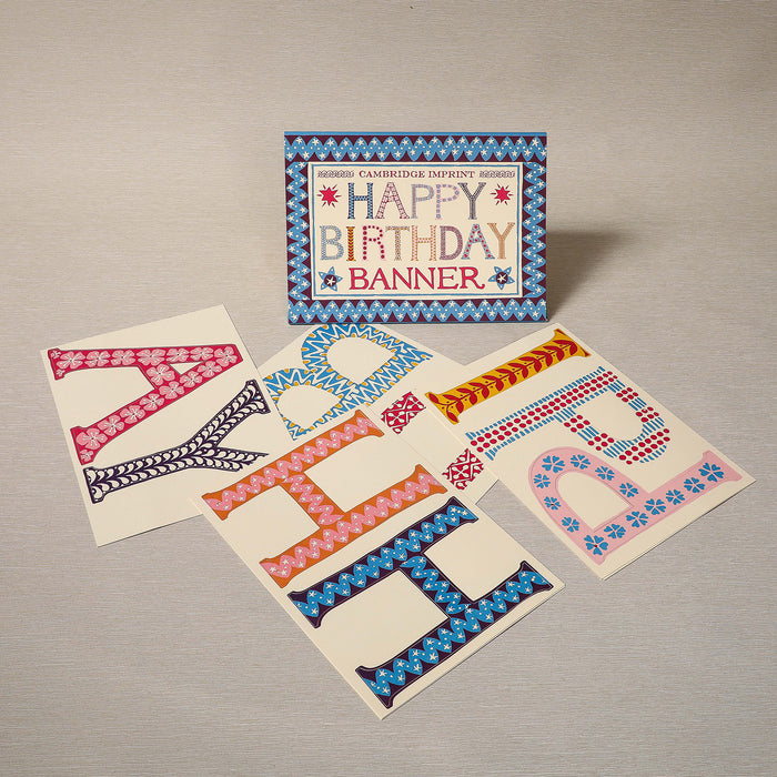 Birthday Banner Letters