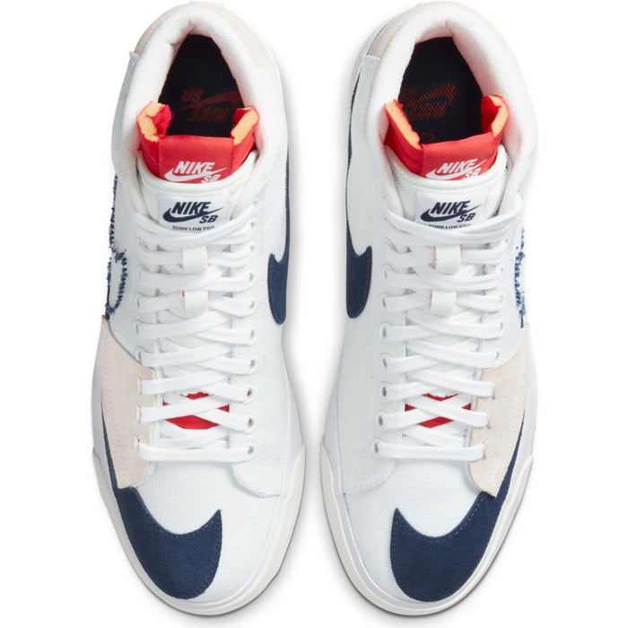Blazer Mid Edge (White/Midnight Navy)