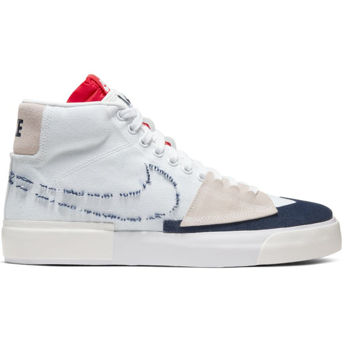 Blazer Mid Edge (White/Midnight Navy)