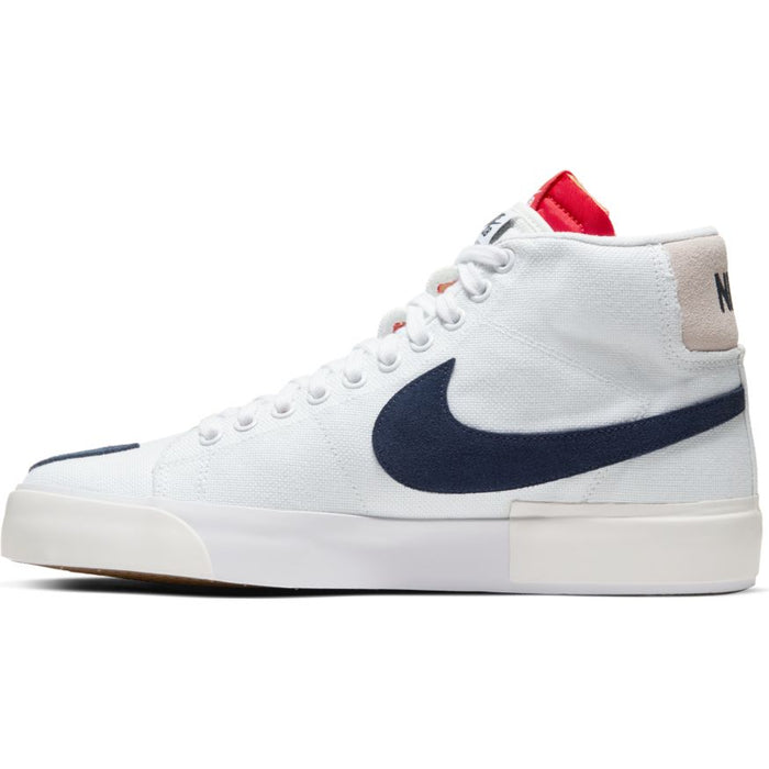Blazer Mid Edge (White/Midnight Navy)