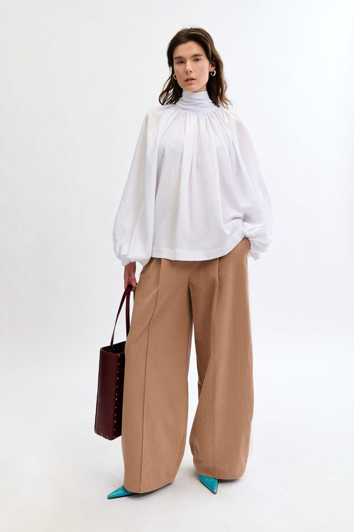 Eliza Faulkner Designs Inc. Blouses Bowie Blouse White