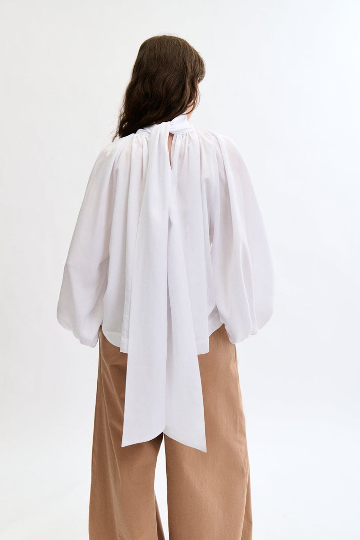 Eliza Faulkner Designs Inc. Blouses Bowie Blouse White