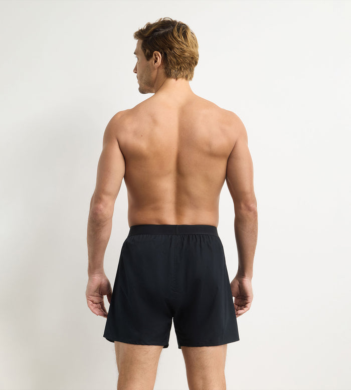 Boxer homme ample noir Signature