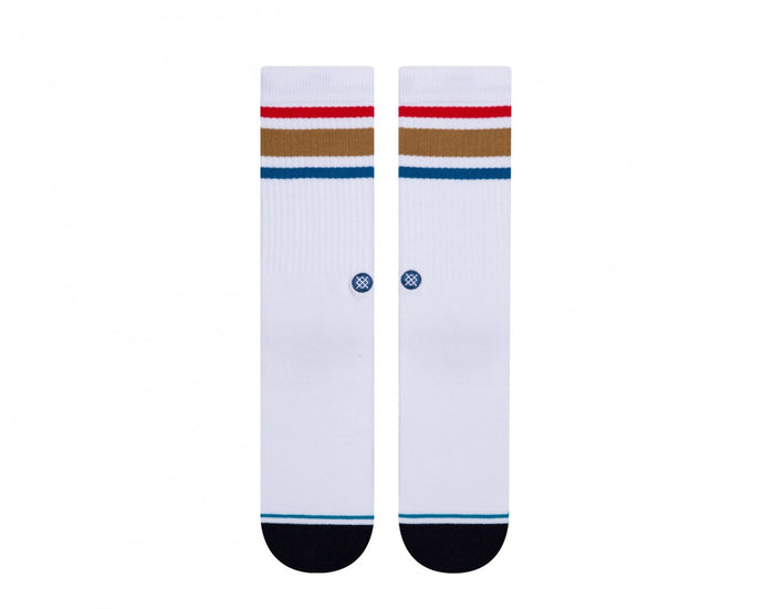 Boyd ST Socks (White/Brown)