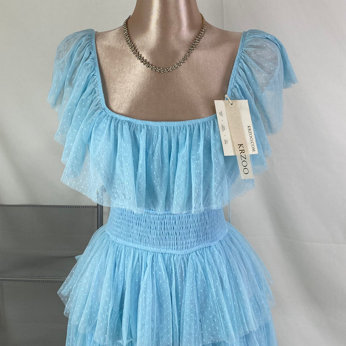 Breathable sleeveless long dress