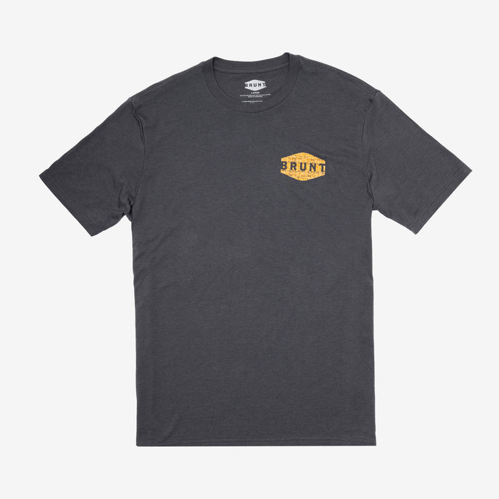 BRUNT limited edition charcoal logo tee