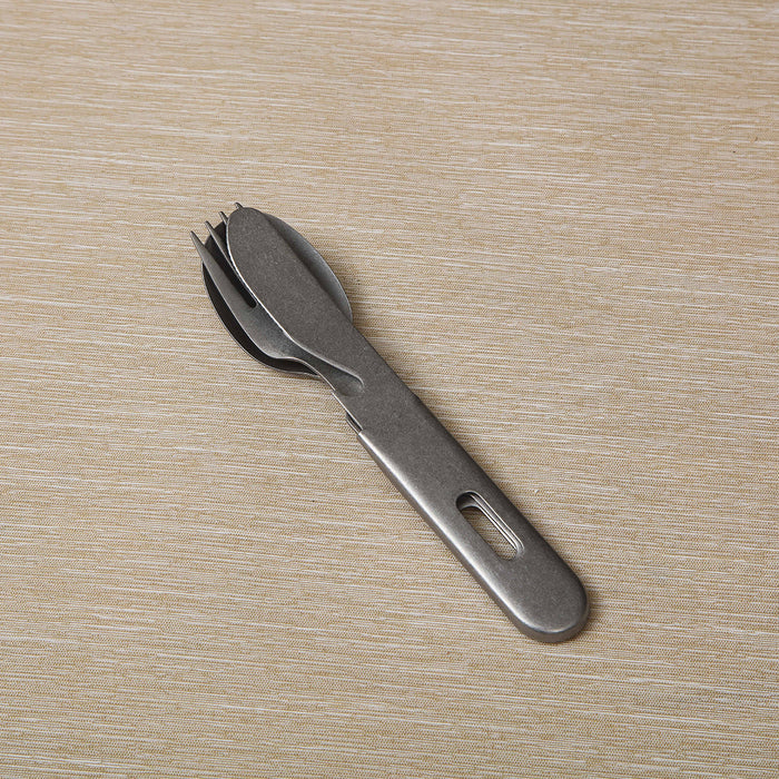 Brushed stainless steel 3pc cutlery set